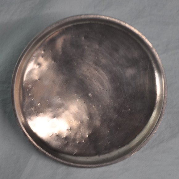 vintage Cosi Tabellini CT ceramic pewter urn bowl with lid (103) - Picture 10 of 11